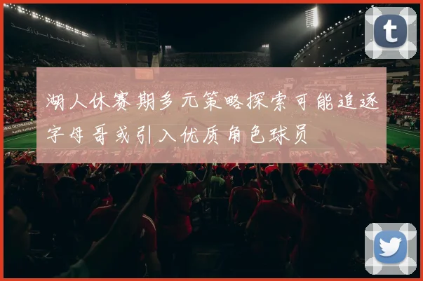 湖人休赛期多元策略探索可能追逐字母哥或引入优质角色球员